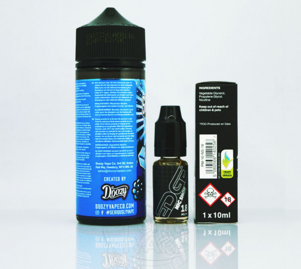 Doozy Seriously Nice Blue Razz Ice 100ml 0mg без нікотину Doozy Seriously Nice Blue Razz Ice 100ml 0mg без нікотину