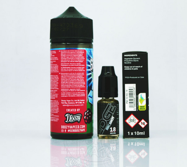 Doozy Seriously Nice Frozen Apple Berry 110ml 1.5mg на органічному нікотині Doozy Seriously Nice Frozen Apple Berry 110ml 1.5mg на органічному нікотині