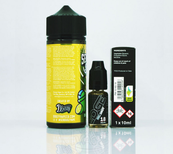 Doozy Seriously Slushy Lemon Lime 100ml 0mg без нікотину Doozy Seriously Slushy Lemon Lime 100ml 0mg без нікотину