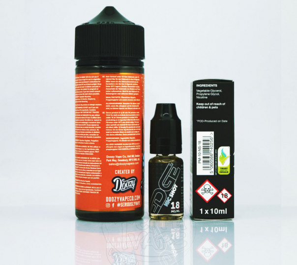 Doozy Seriously Slushy Raspberry Tangerine 100ml 0mg без нікотину Doozy Seriously Slushy Raspberry Tangerine 100ml 0mg без нікотину