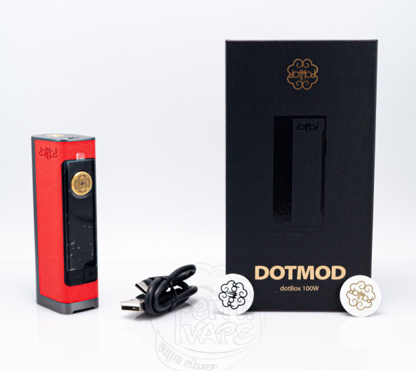 dotMod dotBox 100W Box Mod Grey Бокс Мод dotMod dotBox 100W Box Mod Grey Бокс Мод