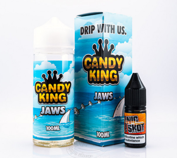 Candy King Organic Jaws 120ml 3mg на органічному нікотині Candy King Organic Jaws 120ml 3mg на органічному нікотині