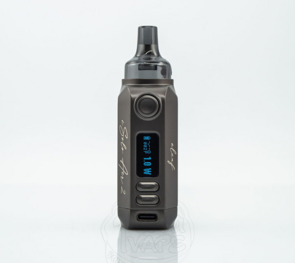 Eleaf iSolo Air 2 Pod Kit 1500mAh Black Grey Многоразовая POD система Eleaf iSolo Air 2 Pod Kit 1500mAh Black Grey Многоразовая POD система