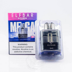 Картридж ELF BAR ELFX Mega Pod Cartridge 10ml 0.6 Ом Электронная сигарета
