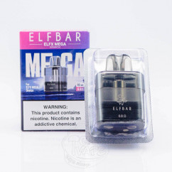 Картридж ELF BAR ELFX Mega Pod Cartridge 10ml 0.8 Ом Электронная сигарета