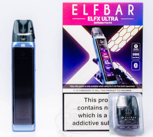 Elf Bar ELFX ULTRA Pod System Kit 1500mAh Багаторазова POD система Elf Bar ELFX ULTRA Pod System Kit 1500mAh Багаторазова POD система