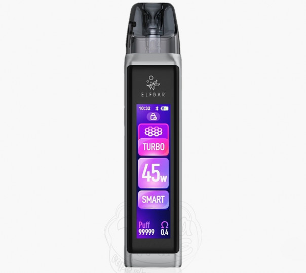 Elf Bar ELFX ULTRA Pod System Kit 1500mAh Silver Многоразовая POD система