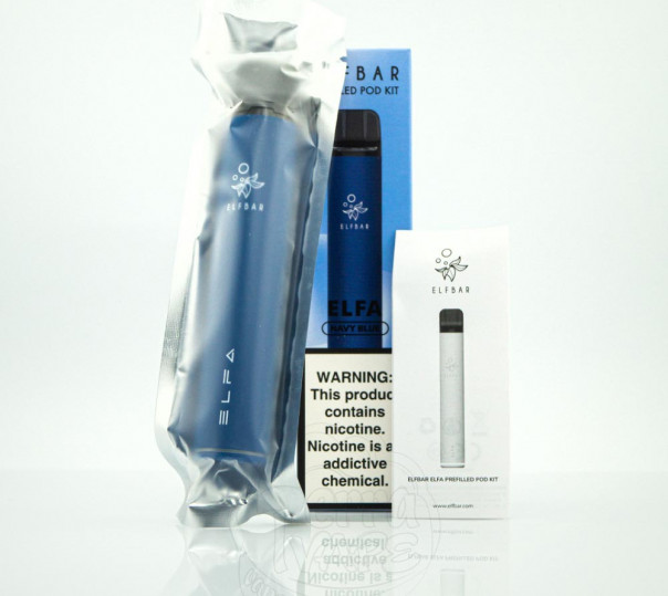 Elf Bar ELFA Navy Blue Starter Kit 5% Многоразовая POD-система 1200 затяжек Elf Bar ELFA Navy Blue Starter Kit 5% Многоразовая POD-система 1200 затяжек