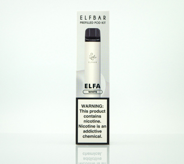 Elf Bar Elfa White Starter Kit 5% Багаторазова POD-система 1200 затяжок