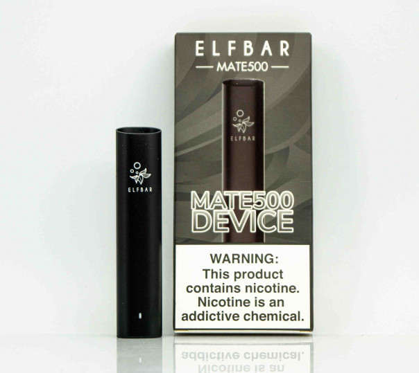 Elf Bar Mate500 Pod Black (Черный) 500mAh Многоразовая POD система