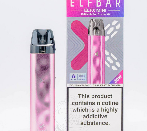 Elf Bar ELFX Mini Pod Kit 1000mAh Багаторазова POD система Elf Bar ELFX Mini Pod Kit 1000mAh Багаторазова POD система