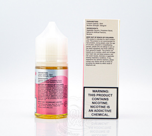 Рідина Elf Bar ElfLiq Salt Strawberry Snoow 30ml 50mg від ELF BAR (оригінал, набір компонентів) зі смаком полуничного морозива Рідина Elf Bar ElfLiq Salt Strawberry Snoow 30ml 50mg від ELF BAR (оригінал, набір компонентів) зі смаком полуничного морозива