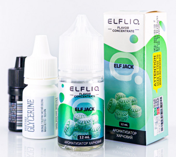 Рідина Elf Bar ElfLiq Salt Elf Jack 30ml 50mg від ELF BAR (оригінал, набір компонентів) зі смаком ягідного міксу
