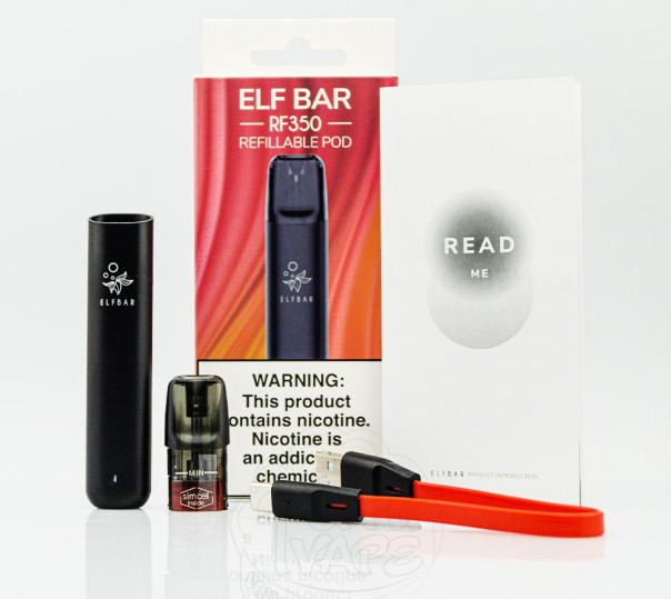 Elf Bar RF350 Pod Kit Blue (Синій) 350mAh Багаторазова POD система Elf Bar RF350 Pod Kit Blue (Синій) 350mAh Багаторазова POD система