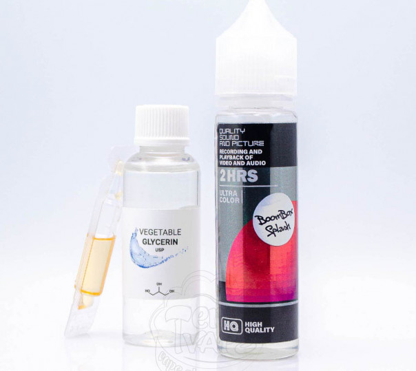 Жидкость Retrowave Organic BoomBox Splash 60ml 3mg со вкусом персика и манго со льдом (набор компонентов)