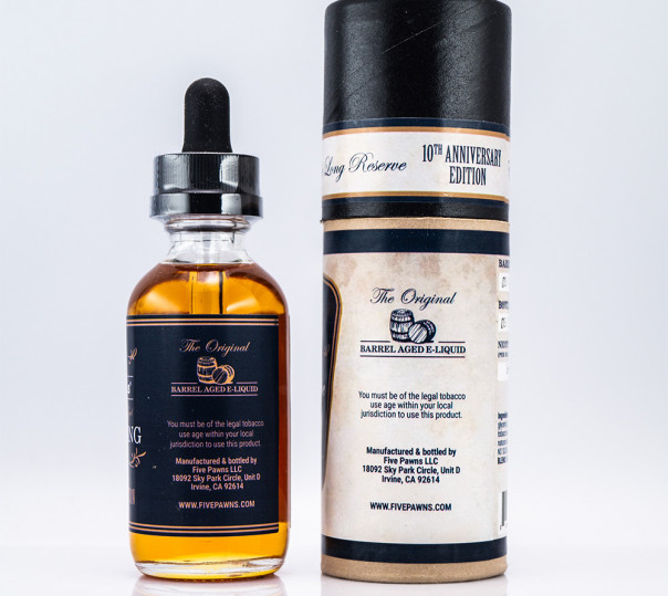 Рідина Five Pawns Organic Castle Long RESERVE 60ml 12mg на органічному нікотині зі смаком бурбона, мигдалю і кокоса Рідина Five Pawns Organic Castle Long RESERVE 60ml 12mg на органічному нікотині зі смаком бурбона, мигдалю і кокоса