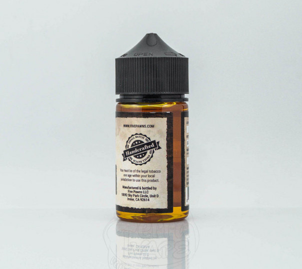 Рідина Five Pawns Organic Gambit 60ml 12mg на органічному нікотині зі смаком яблучного пирога Рідина Five Pawns Organic Gambit 60ml 12mg на органічному нікотині зі смаком яблучного пирога