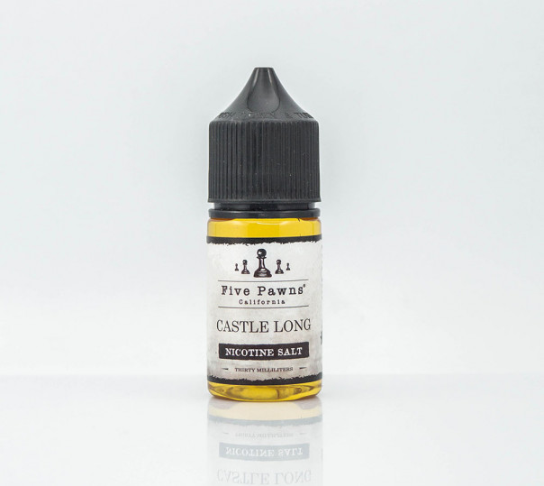 Жидкость Five Pawns Salt Castle Long 30ml 30mg на солевом никотине со вкусом бурбона с кокосом и миндалем