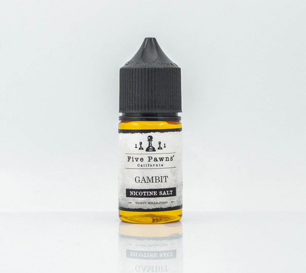 Жидкость Five Pawns Salt Gambit 30ml 30mg на солевом никотине со вкусом яблочного пирога