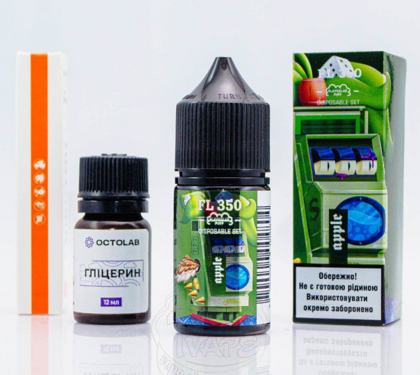 Жидкость Flavorlab FL350 Salt Apple 30ml 50mg со вкусом яблока с холодком (набор компонентов)