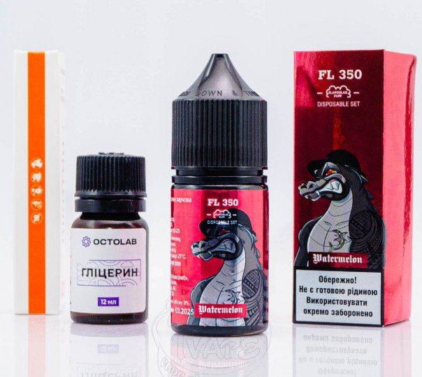 Жидкость Flavorlab FL350 Salt Watermelon 30ml 50mg со вкусом арбуза с холодком (набор компонентов)
