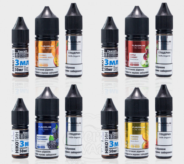 Рідина FlavorLab PE 10000 Salt 30ml (набір компонентів) Рідина FlavorLab PE 10000 Salt 30ml (набір компонентів)
