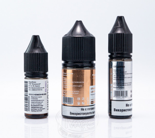 Рідина FlavorLab PE 10000 Salt Strawberry Lemon 30ml 50mg (набір компонентів) Рідина FlavorLab PE 10000 Salt Strawberry Lemon 30ml 50mg (набір компонентів)