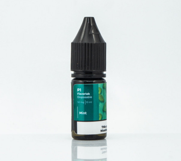 Жидкость Flavorlab P1 Salt Mint 10ml 50mg на солевом никотине со вкусом мяты