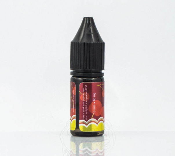 Рідина Jo Juice Salt Cherry 10ml 60mg на сольовому нікотині зі смаком вишні Рідина Jo Juice Salt Cherry 10ml 60mg на сольовому нікотині зі смаком вишні