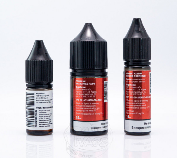 Рідина Love It Salt Cherry Strawberry 30ml 50mg (набір компонентів) Рідина Love It Salt Cherry Strawberry 30ml 50mg (набір компонентів)