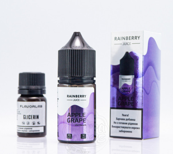 Рідина Flavorlab Rainberry Juice Salt Apple Grape 30ml 50mg зі смаком яблука та винограду (набір компонентів)