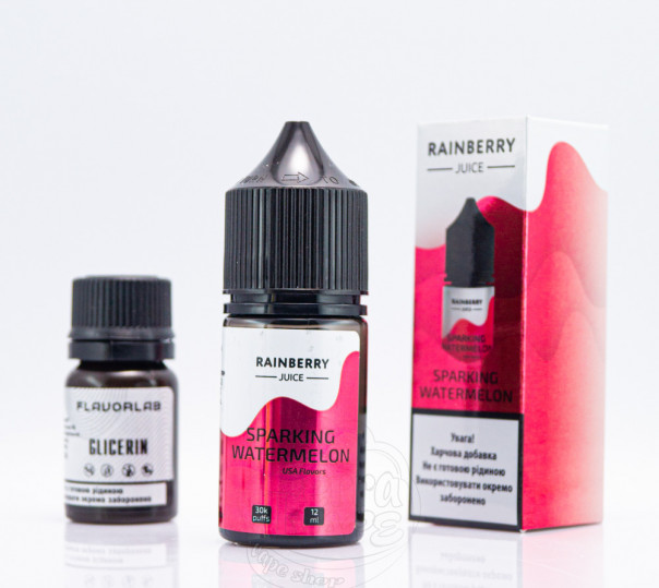Жидкость Flavorlab Rainberry Juice Salt Sparking Watermelon 30ml 50mg со вкусом арбузной содовой (набор компонентов)