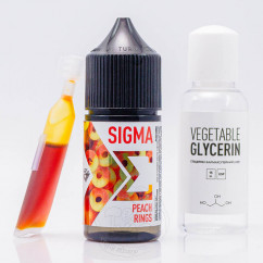 Fluffy Puff Sigma Salt Peach Rings 30ml 50mg