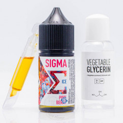 Fluffy Puff Sigma Salt Pink Berry Ice 30ml 0mg