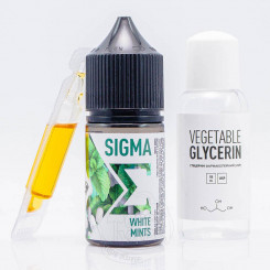 Fluffy Puff Sigma Salt White Mints 30ml 0mg