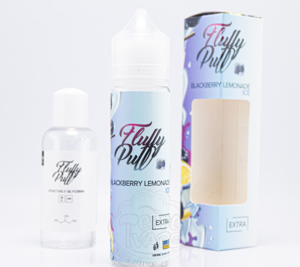 Рідина Fluffy Puff Salt Blackberry Lemonade Ice 60ml 50mg (набір компонентів)