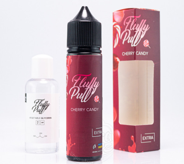Рідина Fluffy Puff Salt Cherry Candy 60ml 25mg (набір компонентів)
