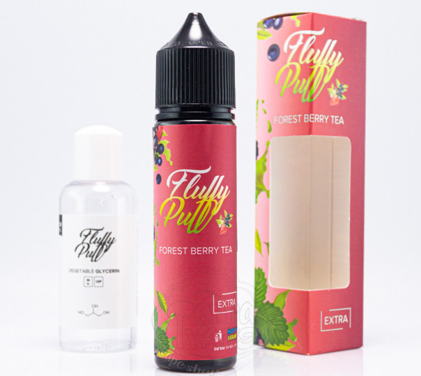 Рідина Fluffy Puff Salt Forest Berry Tea 60ml 0mg (набір компонентів)