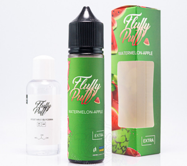Жидкость Fluffy Puff Salt Watermelon Apple 60ml 0mg (набор компонентов)