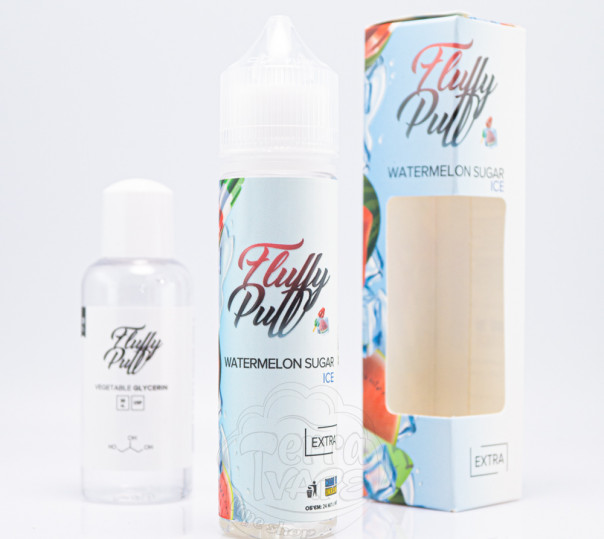 Рідина Fluffy Puff Salt Watermelon Sugar Ice 60ml 50mg (набір компонентів)