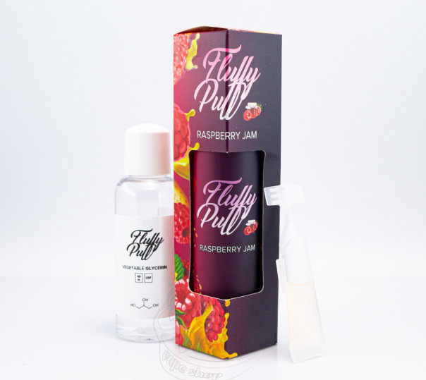 Жидкость Fluffy Puff Organic Raspberry Jam 60ml 6mg со вкусом малинового джема (набор компонентов)