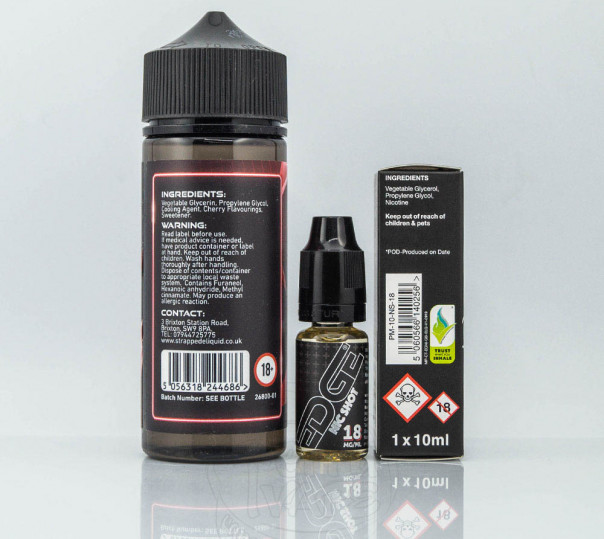 Рідина FOMO Organic Cherry Guava Raspberry 110ml 1.5mg на органічному нікотині зі смаком вишні, гуави та малини з холодком Рідина FOMO Organic Cherry Guava Raspberry 110ml 1.5mg на органічному нікотині зі смаком вишні, гуави та малини з холодком