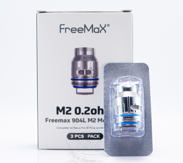 Испаритель Freemax 904L M Mesh Coil M2 0.2Ом для M Pro/2/3, Fireluke/Pro, Mesh Pro, Maxus Pro Tank