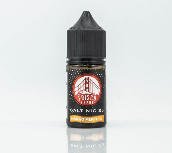 Рідина Frisco Vapor Salt Mango Menthol 30ml 50mg на сольовому нікотині зі смаком манго з ментолом