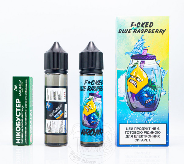 Рідина Fucked Organic Blueraspberry Lemonade 60ml 3mg зі смаком ягідного лимонаду (набір компонентів)