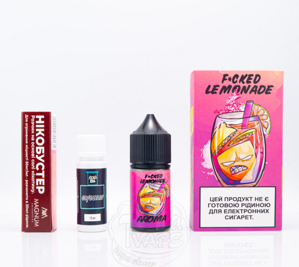 Рідина Fucked Salt Pink Lemonade 30ml 0mg зі смаком рожевого лимонаду (набір компонентів)