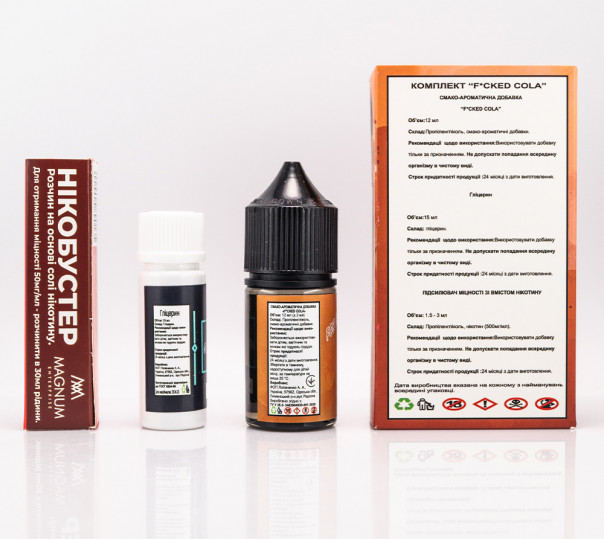 Жидкость Fucked Salt Cola 30ml 50mg со вкусом колы (набор компонентов) Жидкость Fucked Salt Cola 30ml 50mg со вкусом колы (набор компонентов)