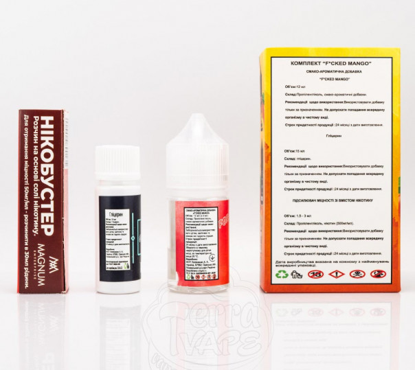 Жидкость Fucked Salt Mango 30ml 25mg со вкусом манго (набор компонентов) Жидкость Fucked Salt Mango 30ml 25mg со вкусом манго (набор компонентов)
