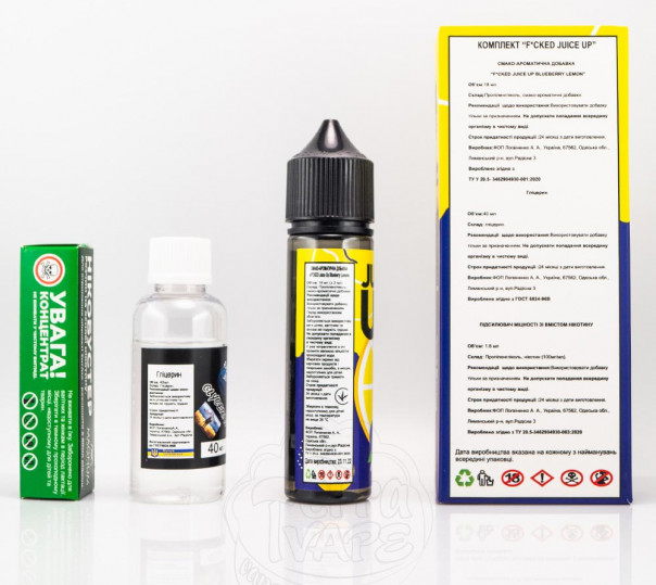 Жидкость Juice Up Organic Blueberry Lemon 60ml 3mg со вкусом черники с лимоном (набор компонентов) Жидкость Juice Up Organic Blueberry Lemon 60ml 3mg со вкусом черники с лимоном (набор компонентов)