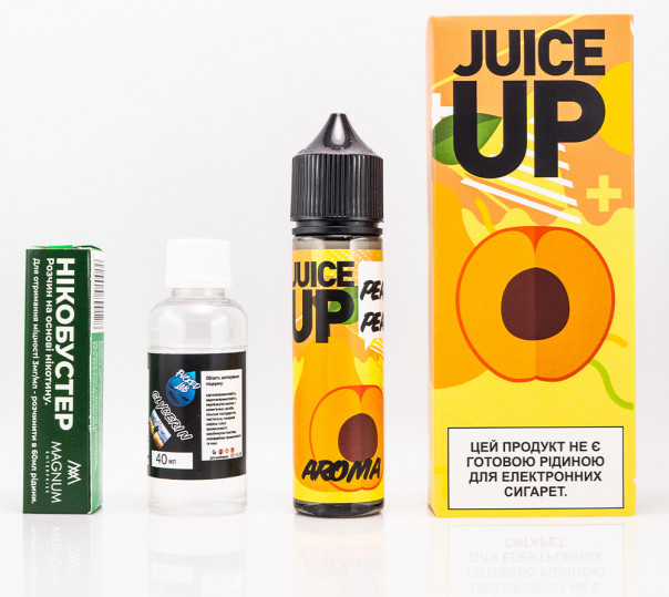 Рідина Juice Up Organic Pear Peach 60ml 3mg зі смаком груші та персика (набір компонентів)